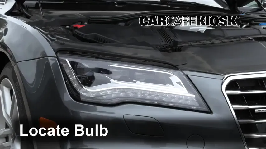 2014 Audi A7 Quattro 3.0L V6 Supercharged Lights Daytime Running Light (replace bulb)